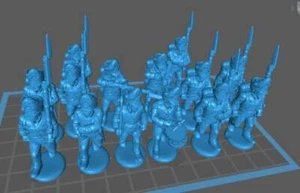 Napoleonic Austrian Hungarian Grenadiers Inf Btg - Resin 28mm Minis - Picture 1 of 2