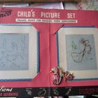 Vintage Needlecraft Semco Childs Embroidery Set Kit Gift Horses Inc Threads