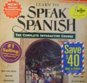 Learn To Speak Spanish 5.0 PC MAC CD achieve language speech recognition fluency - Picture 1 of 1