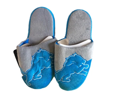 Detroit Lions Men's Colorblock Slide Slippers Cover