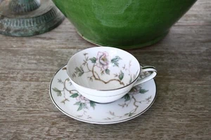 Noritake China Cup/Saucer Vintage Chatham Pattern 5502 Decorative Collectible - Picture 1 of 9