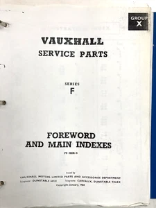 Manual de piezas Monster para el Vauxhall Victor tipo 'F' 1957 a 1961 - precio bajo - Imagen 1 de 5
