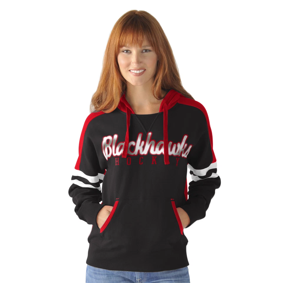 Sudadera con capucha para mujer Chicago Blackhawks Backhand Foto 1 de 1
