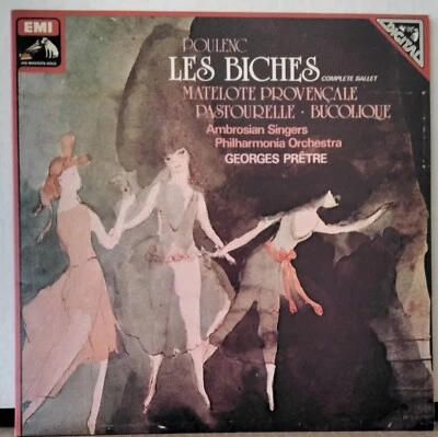 HMV OASD.4067 ED 1 AUS POULENC - LES BICHES PRETRE PHILHARMONIA PROMO LP - Image 1 of 4