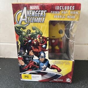 Marvel Avengers Assemble Season One DVD Set PAL + Iron Man Pop 04. Vinyl Sealed