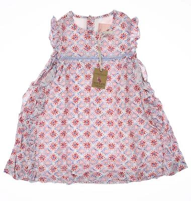 Vestido Joules Niños 256836 Niña Tejido Volantes Talla Infantil//6-9 Meses Foto 1 de 2