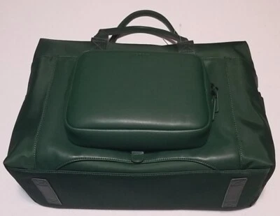 BRAND NEW MONOS METRO DUFFEL | JUNIPER GREEN | LUGGAGE NYLON | VEGAN LEATHER BAG - Image 1 of 4