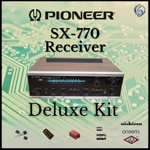 Pioneer SX-770 Receiver Deluxe Upgrade Kit Genuine Parts Restoration - Picture 1 of 3