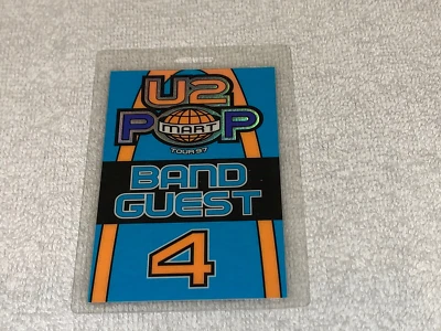 U2 SIN USAR CONCIERTO GIRA PASE POP MART Bono Edge Larry Mullen Dick Evans U 2 4 Foto 1 de 4