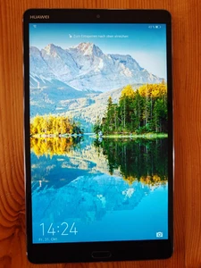 TOP ZUSTAND - Huawei MediaPad M5 32GB 8,4 Zoll Space Grey SHT-W09 - Bild 1 von 11