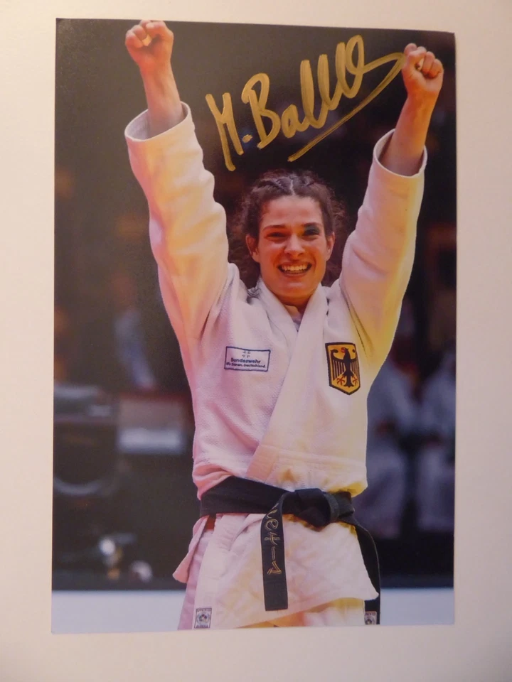 Mascha Ballhaus -  Judo -  orig. sign. Foto - Tolles Motiv - Bild 1 von 1