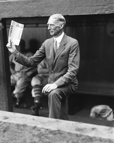 CONNIE MACK Glossy 8x10 Photo Philadelphia Athletics Print Poster HOF 37 Cover