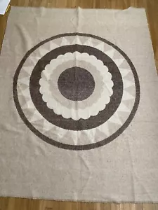 VINTAGE WOOL BLANKET 84” X 68” 100% Wool Blanket - Picture 1 of 7
