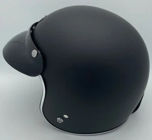 Torc T50 Helmet Open Face Flat Black XLarge Open Box - Picture 1 of 8