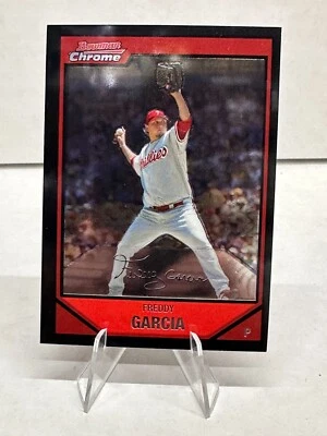 2007 Bowman Chrome Baseball Card #31 Freddy Garcia Philadelphia Phillies - Image 1 of 2