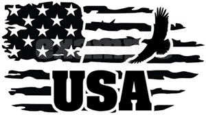 EE. UU. - Eagle - América - HTV - Vinilo - Camiseta Hierro - Estados Unidos - Imagen 1 de 2