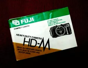 FUJI HD-M Heavy Duty Compact Camera Owners Manual ( Multilanguage ) - Picture 1 of 3