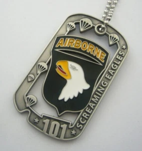 101st AB DIVISION "AJOUREE" (Commemorative Dog Tag) - Foto 1 di 1
