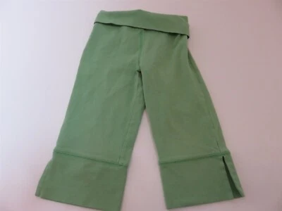 Hanna Andersson Girls green yoga Pants 100 US us 4 EUC - Image 1 of 3
