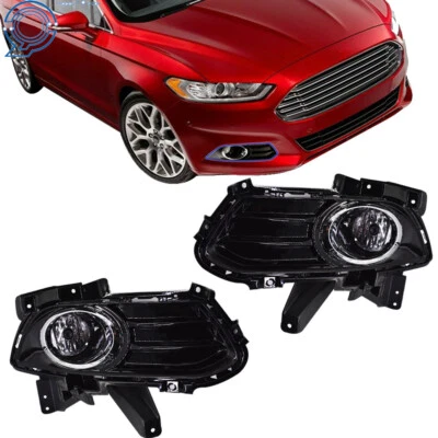 For 2013-2016 Ford Fusion Bumper Fog Lights Lamps Clear Driver+Passenger Side - Изображение 1 из 4