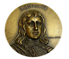 D.AFONSO I MEDAILLE DER SIEGREICHE XXIII. KÖNIG VON PORTUGAL 1656 - 1667 BRONZEDAILLE
