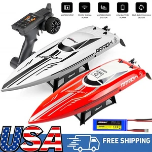 UDI Brushless RC Racing Boat 2.4Ghz High Speed Remote Control Boat Toy Gift Kids - Picture 1 of 11