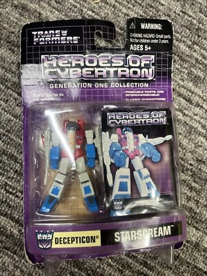 Transformers Heroes of Cybertron Starscream Generation One Collection New Sealed - Image 1 of 4
