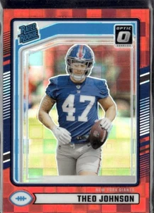 2024 DONRUSS OPTIC RED PANDORA #357 THEO JOHNSON  - Picture 1 of 2