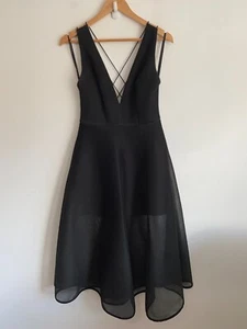 Sheike Brazen Dress Women Size 10 Black Mesh Sleeveless Cocktail Party Lined NWT - Bild 1 von 16