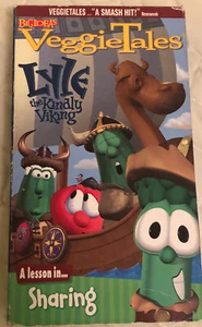 2001 Veggie Tales Lyle the Kindly Viking VHS Tape Children’s Video - Picture 1 of 3