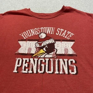 Youngstown State Penguins The Retro Brand T Shirt Red Mens Large - Picture 1 of 5
