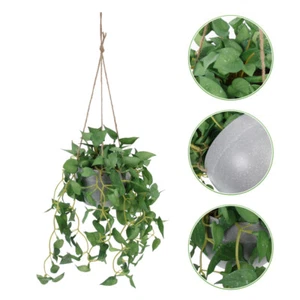 Simulated Potted Green Radish Artificial Plants for Hanging Fake - Picture 1 of 12