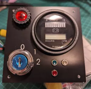 YANMAR Key switch control panel with battery and hours 12v / 24v NEW UK stock - Picture 1 of 4