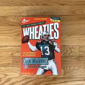 DAN MARINO 1995 Wheaties Cereal Box Unopened Full 12 Ounce Box Miami Dolphins - Picture 1 of 6