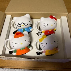 Juego de 4 tazas lindas de hielo Kawaii de colección de la familia Sanrio Hello Kitty Japón - Imagen 1 de 7