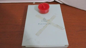 PARTYLITE~VO4199~Set of 12 CINNAMON & BAYBERRY CLEAR CUP TEALIGHT CANDLES~NIB - Picture 1 of 2
