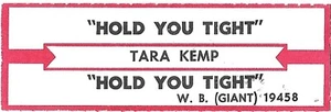 Jukebox Title Strip - Tara Kemp: "Hold You Tight" - from her '91 hit! - Picture 1 of 1