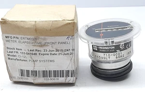Redington 710-0001 Hour Meter 115V 60Hz Pump Systems ERTM0005 Elapsed Time Meter - Picture 1 of 9