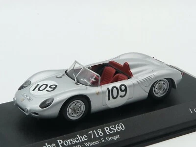 Porsche 718 RS60 Gaisberg Hill Climb 1960 Winner  1:43 MINICHAMPS 430 606509 - Immagine 1 di 4