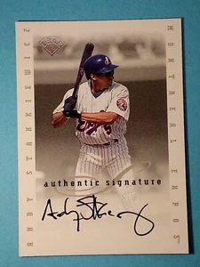 1996 Leaf Signature Series Extended AUTO Andy Stankiewicz Montreal Expos ⚾ - Picture 1 of 2