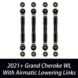 for 21+ Jeep Grand Cherokee WL Adjustable Air Ride Suspension Lowering Links Kit - Picture 1 of 7