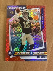 2021 Panini Rookies & Stars Airborne Red Plaid PRIZM Ian Book #AB-24 Saints - Picture 1 of 2