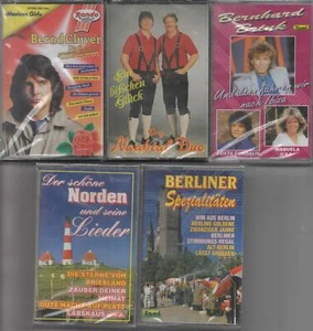 Deutsche Schlager Volksmusik NEU 5 MC Set Naabtal Duo Bernd Clüver Norden Berlin - Imagen 1 de 3