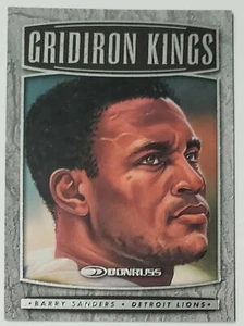 π₯1999 BARRY SANDERS Donruss Gridiron Kings GK20 #/5000 Detroit Lions HOF - Foto 1 di 2