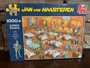 Jan van Haasteren Darts 1000 Comic Shark Fin Puzzle Made in Netherlands - Picture 1 of 10