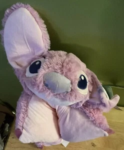 Pillow Pets Disney Stitch Angel, 16” Pillow, Pink - Picture 1 of 13