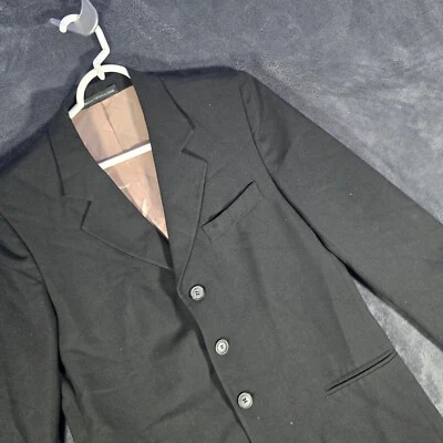 Perry Ellis Blazer Jacket Business Casual Wool Blend Black Size 18 - Image 1 of 4