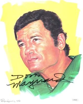 JSA Don Maynard Autographed Signed 8x10 Photo - Print /2500 Ron Lewis TRB 1538 A - Image 1 of 3