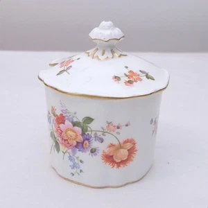 Royal Crown Derby China "Derby Posies" Condimento Mermelada Jalea Tarro 530 - Imagen 1 de 6