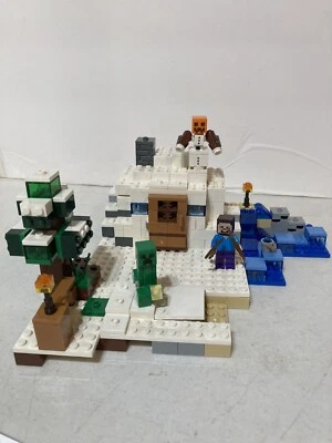 #21120 the snow hideout lego minecraft 2015 no box no manual complete pieces - Image 1 of 4